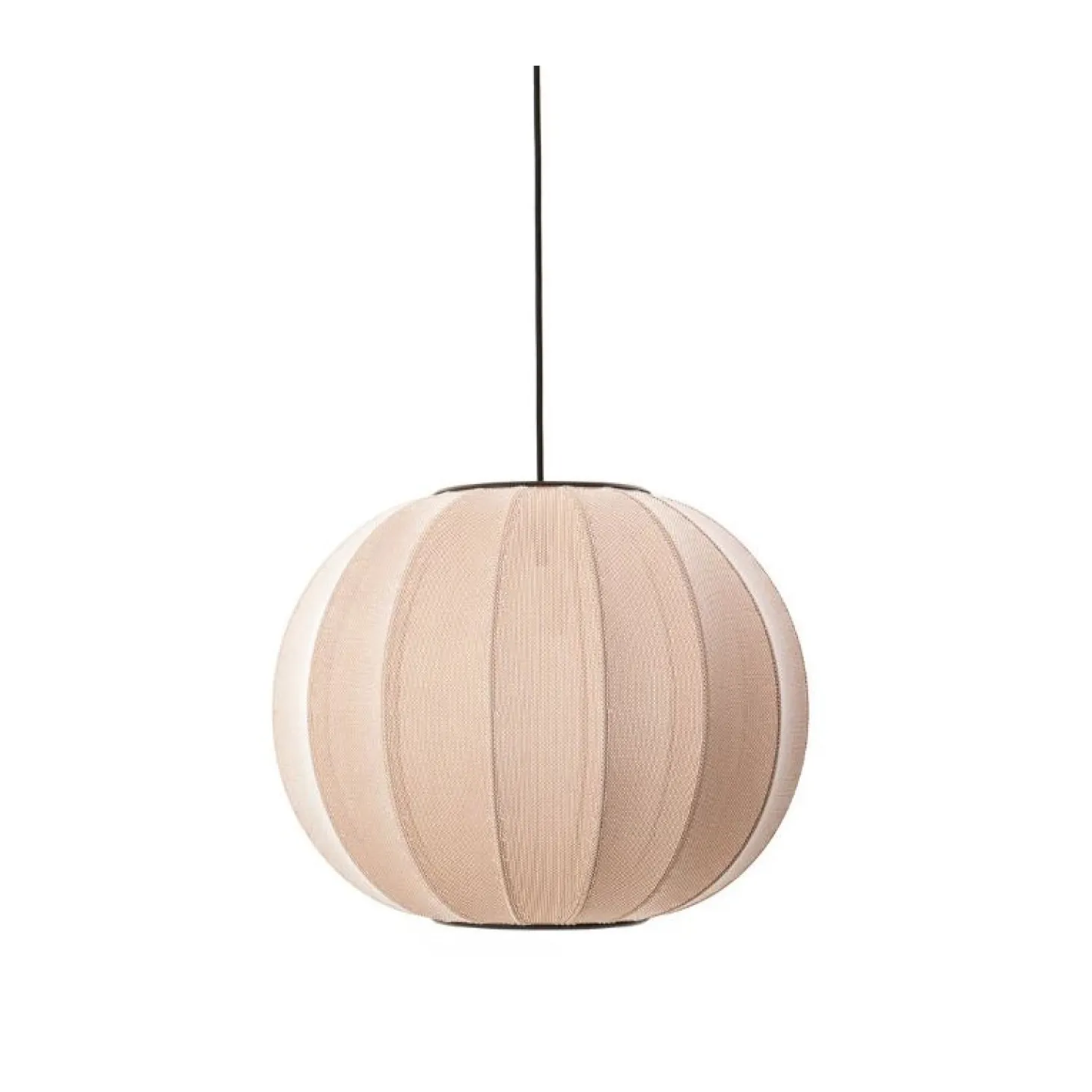 Made By Hand - Pendellampe - Knit-Wit 45 Round Pendant LED - Sand Stone