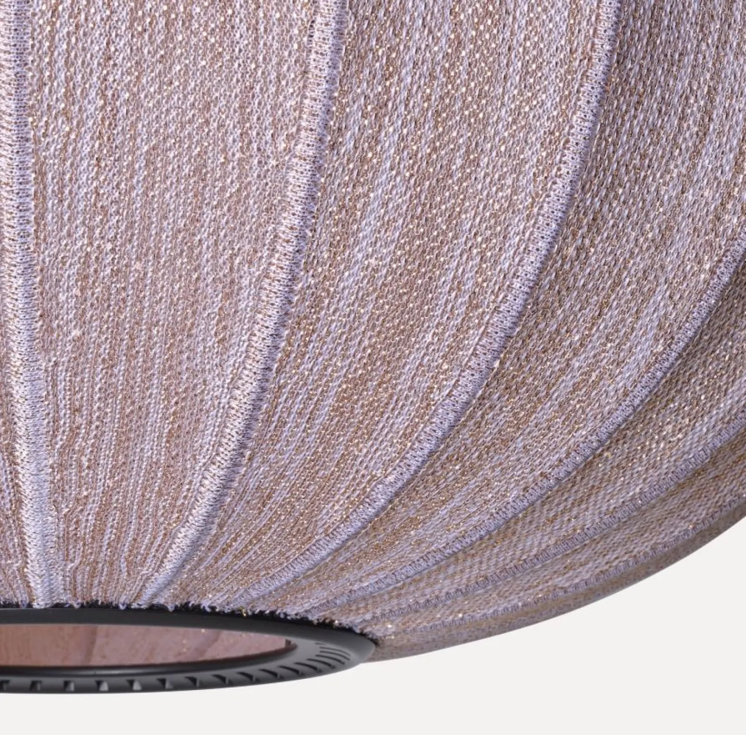 Made By Hand - Pendellampe - Knit-Wit 45 Round Pendant LED - Anniversary Glitter Gold
