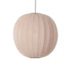 Made By Hand - Pendellampe - Knit-Wit 75 Round Pendant - Sand Stone