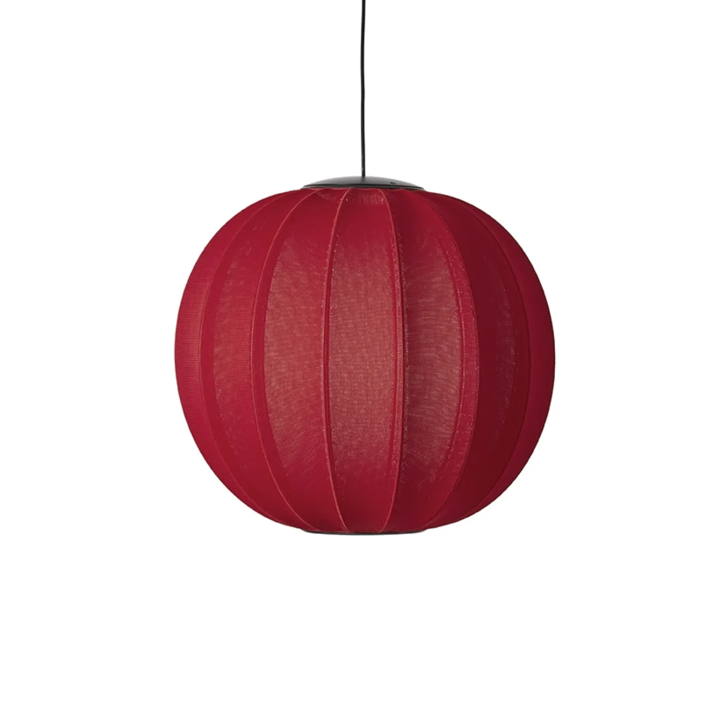 Made By Hand - Pendellampe - Knit-Wit 60 Round Pendant LED - Maple Red