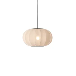 Made By Hand - Pendellampe - Knit-Wit 45 Oval Pendant - Sand Stone
