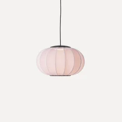 Made By Hand - Pendellampe - Knit-Wit 45 Oval Pendant LED - Light Pink