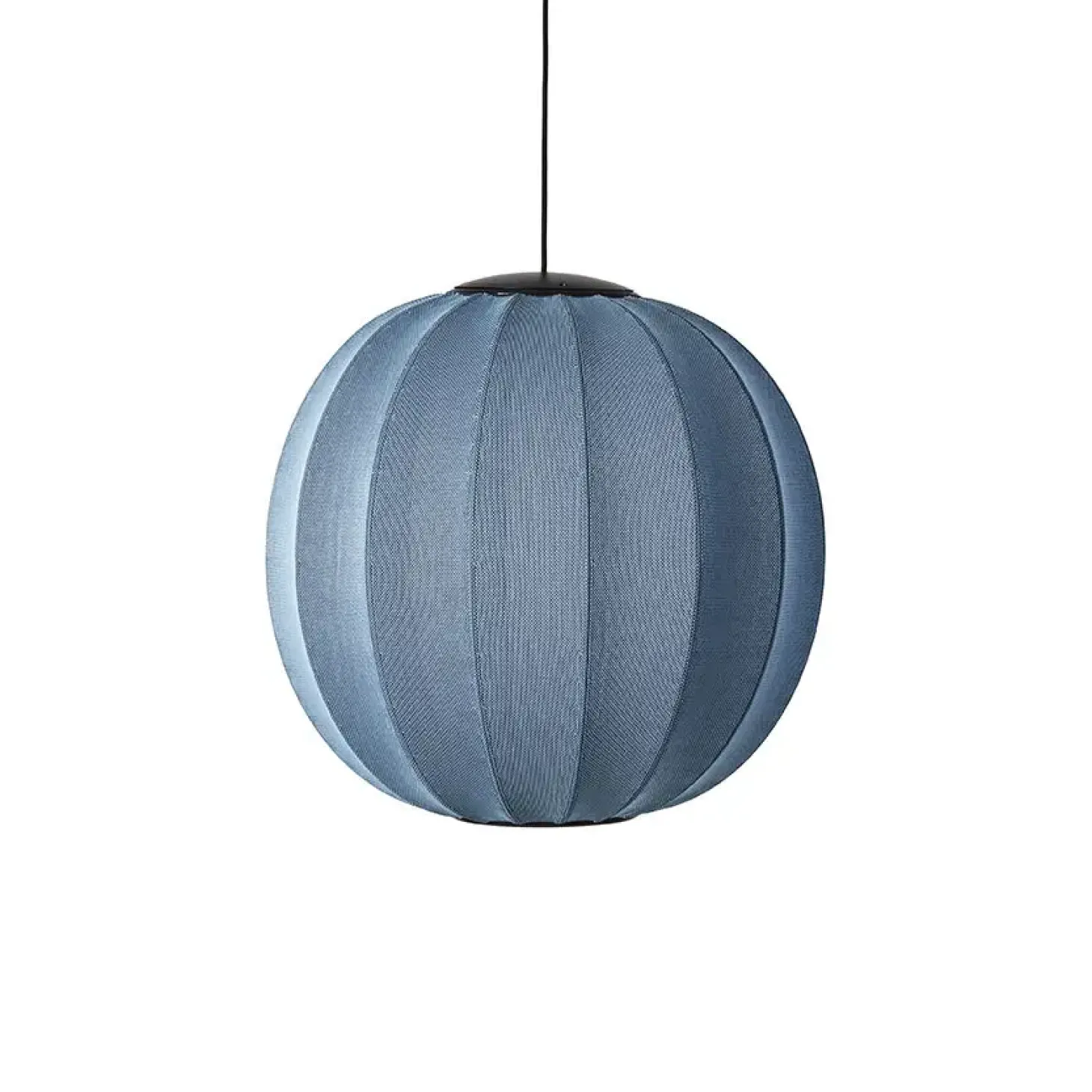 Made By Hand - Pendellampe - Knit-Wit 60 Round Pendant LED - Blue Stone