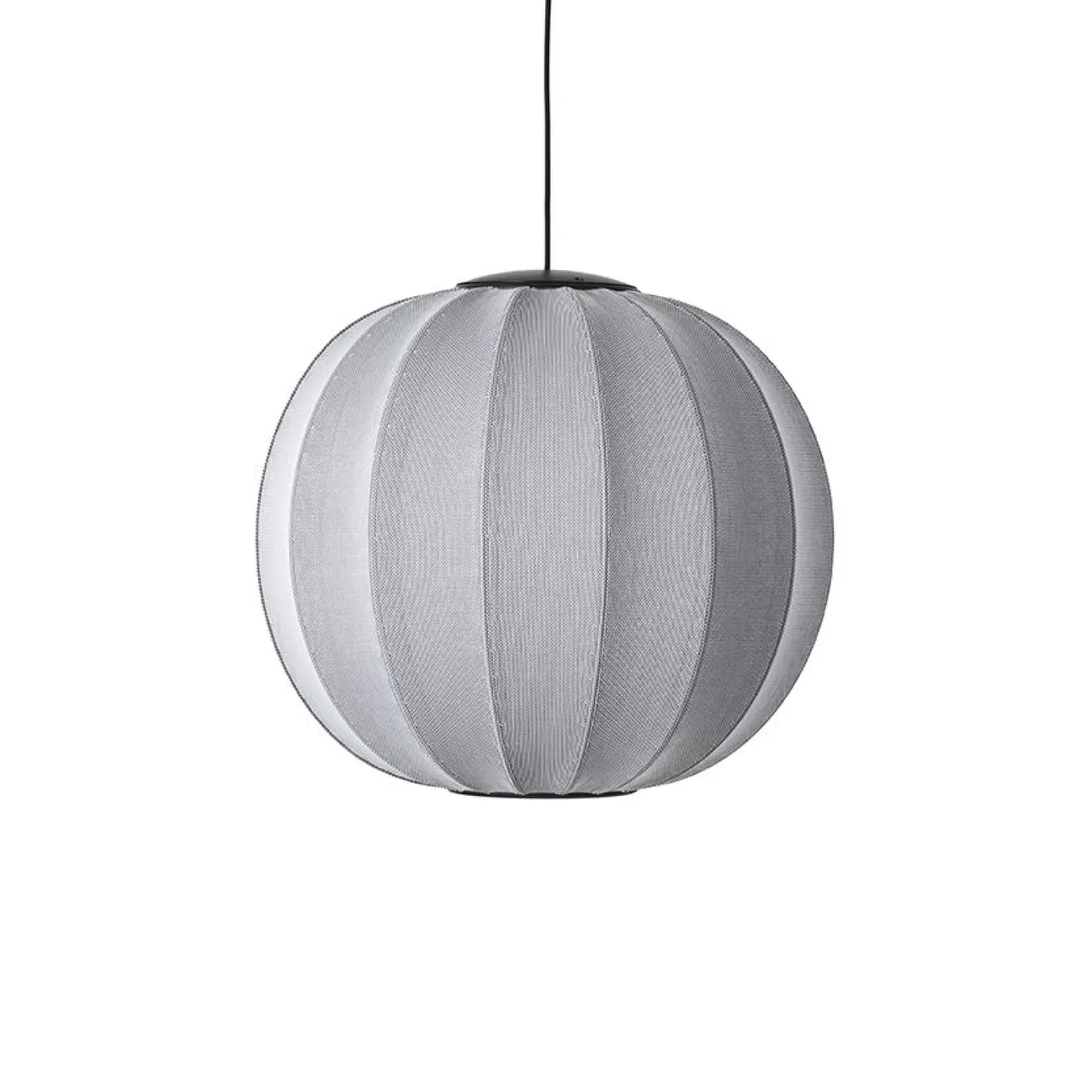 Made By Hand - Pendellampe - Knit-Wit 60 Round Pendant LED - Silver