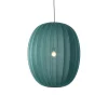 Made By Hand - Pendellampe - Knit-Wit 65 High Oval Pendant - Seagrass