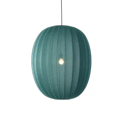 Made By Hand - Pendellampe - Knit-Wit 65 High Oval Pendant - Seagrass