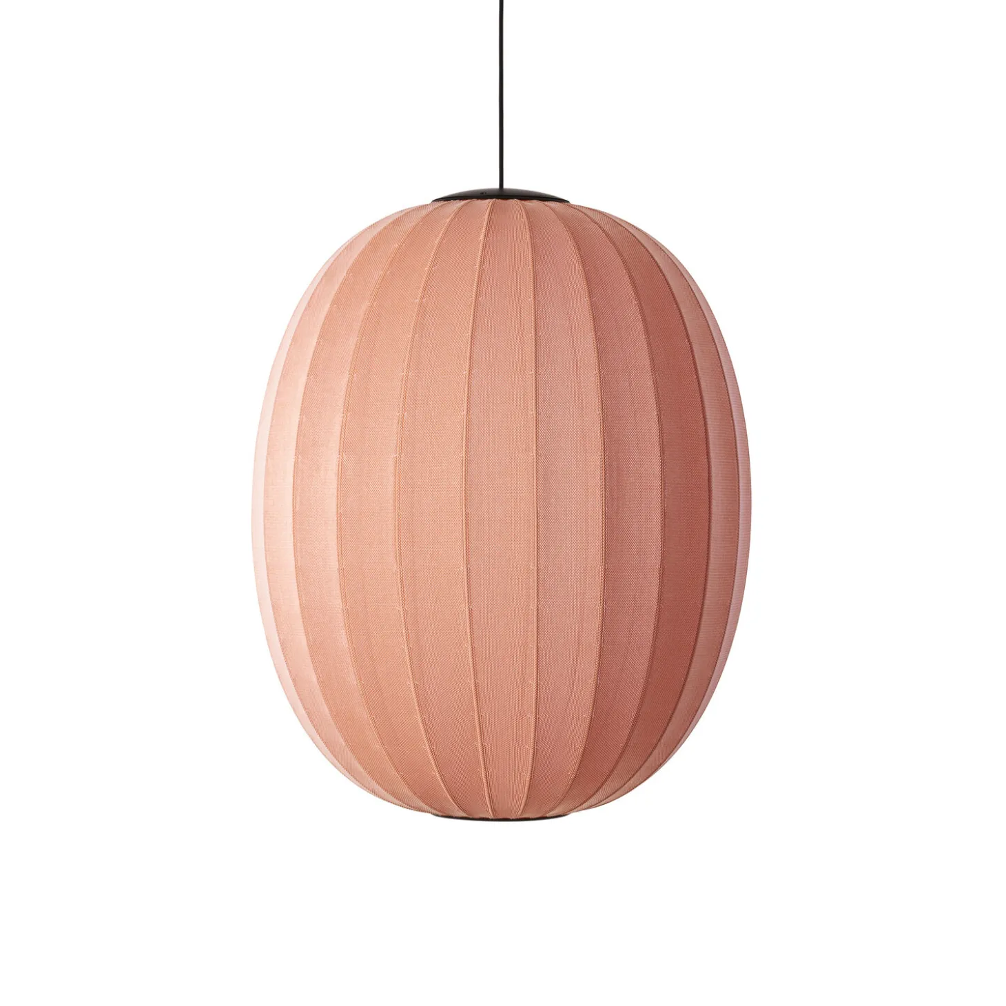 Made By Hand - Pendellampe - Knit-Wit 65 High Oval Pendant LED - Coral