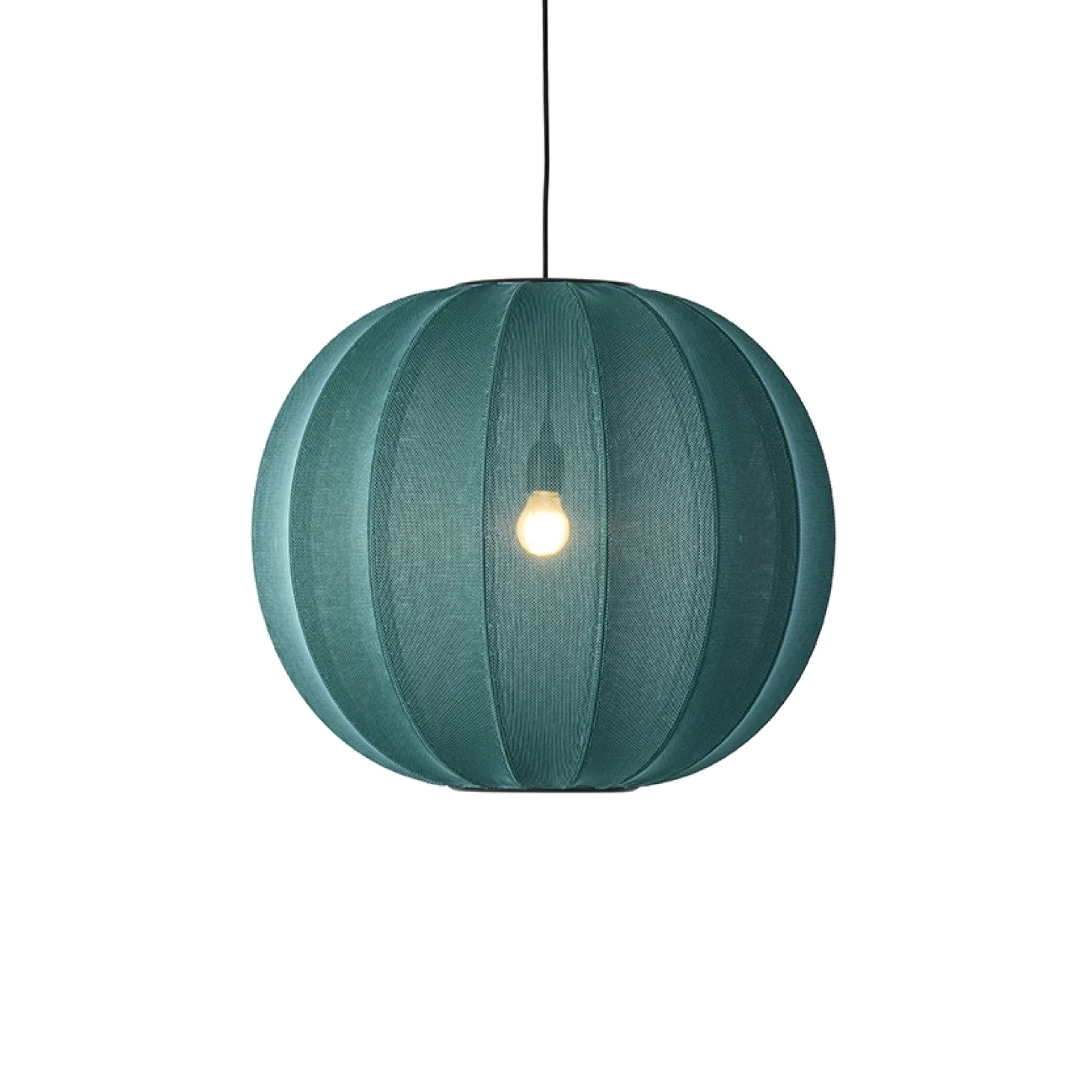Made By Hand - Pendellampe - Knit-Wit 60 Round Pendant - Seagrass