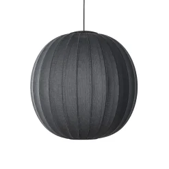 Made By Hand - Pendellampe - Knit-Wit 75 Round Pendant LED - Black