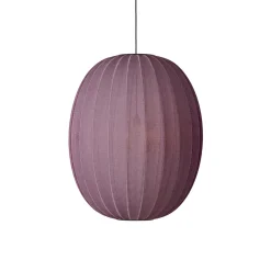 Made By Hand - Pendellampe - Knit-Wit 65 High Oval Pendant - Burgundy