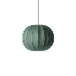 Made By Hand - Pendellampe - Knit-Wit 45 Round Pendant - Tweed Green