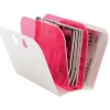Magazin Fan fra Neon Living - hvid/pink
