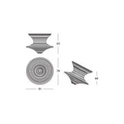 Magis - Spun chair - Grey - Roterende stol - Grå - Gratis fragt