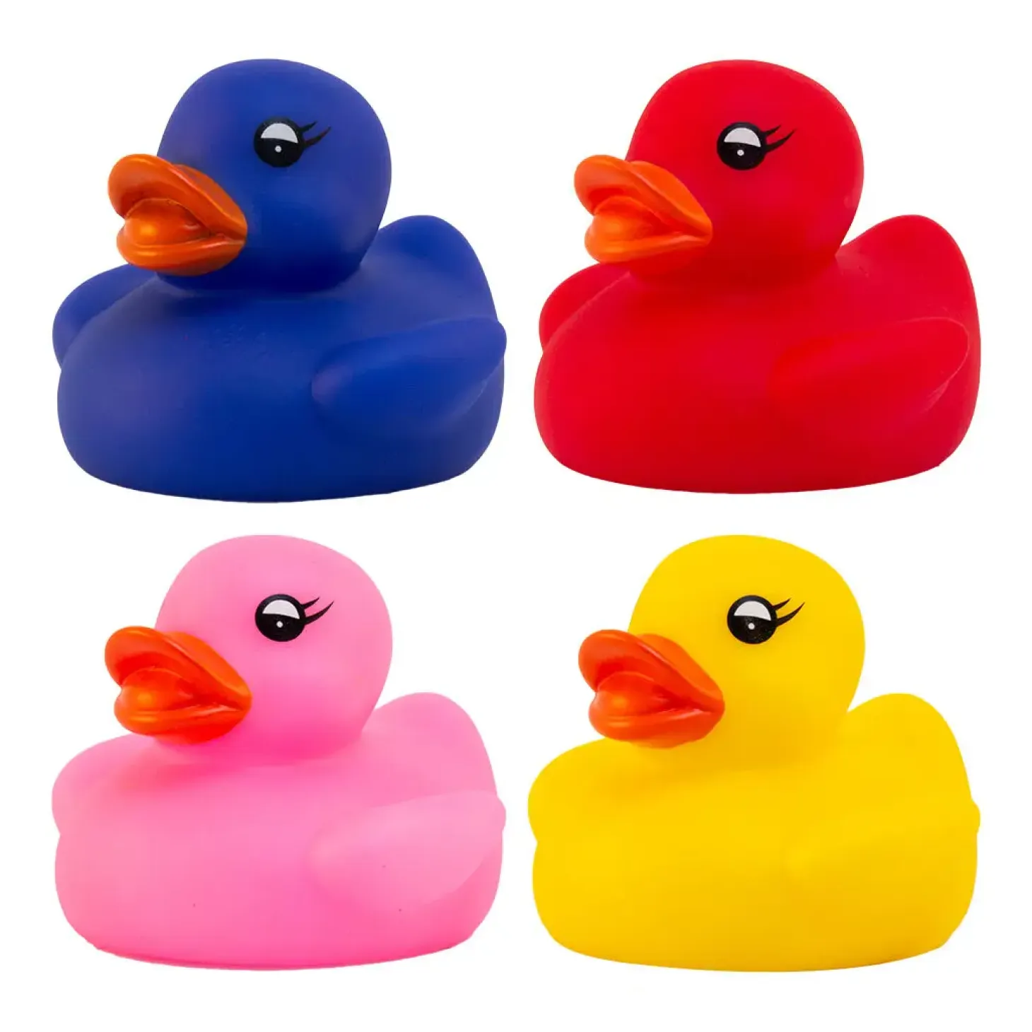 Magni - Badeand, rød, gul, blå og pink, assorteret farve, pris er for 1 stk.
