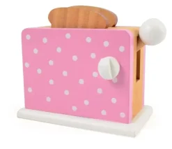 Magni - Brødrister med prikker, pink, FSC 100%