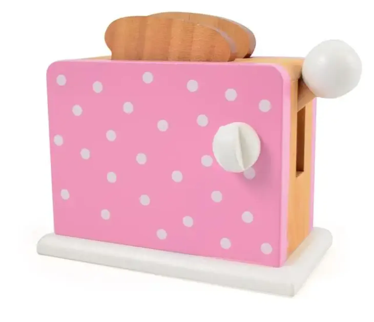 Magni - Brødrister med prikker, pink, FSC 100%