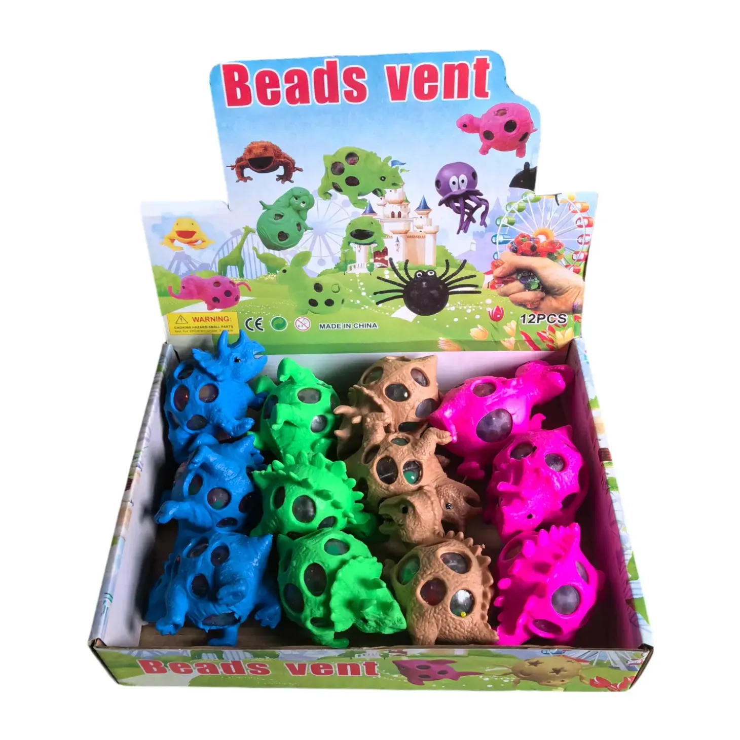 Magni - Dino squeeze, assorteret farve, pris er for 1 stk.
