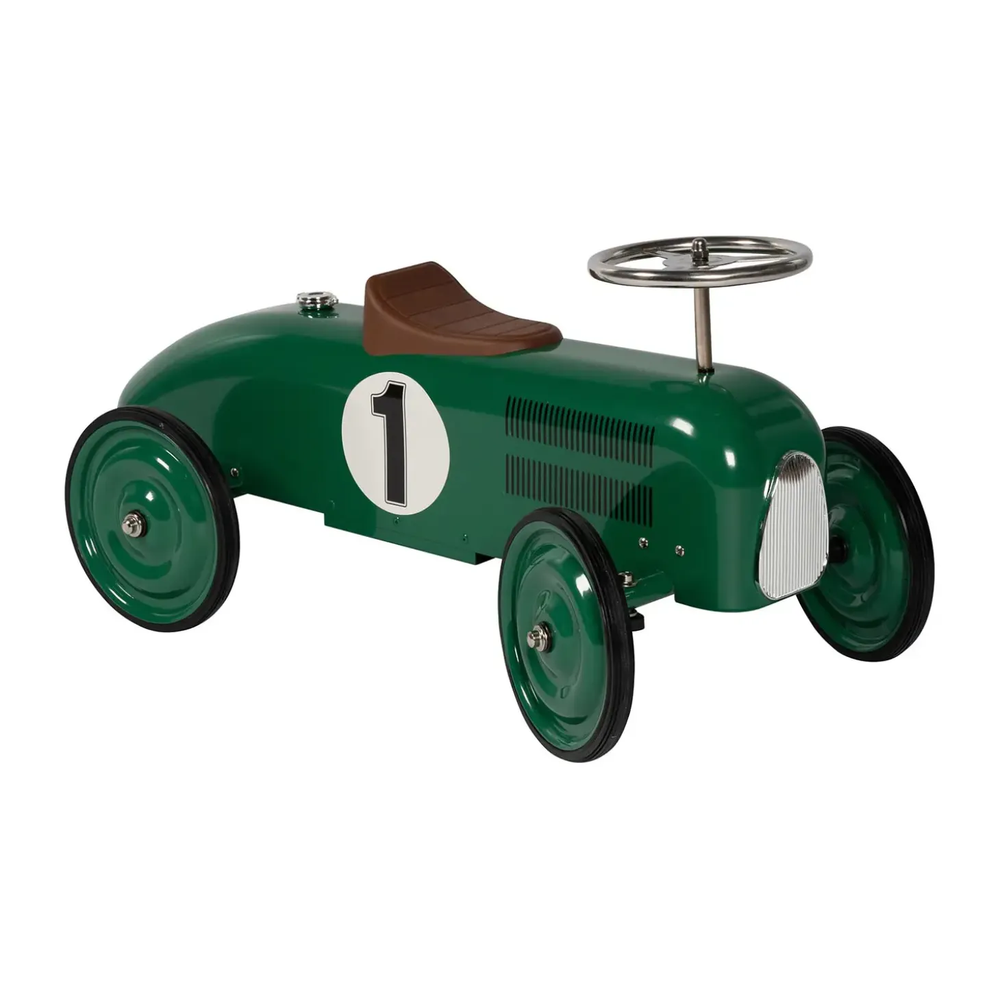 Magni - Gåbil Classic Racer i metal - Grøn
