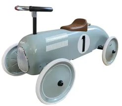 Magni - Gåbil Classic Racer i metal, oliven grøn