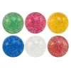 Magni - Hoppebold med farvet med glimmer, Ø3,2 cm., 6 stk.