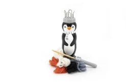 Magni - Strikke pingvin / Magni - Knitting penguin