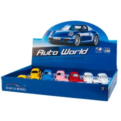Magni - VW Folkevogn bil med pull-back, assorteret farve, pris er for 1 stk.