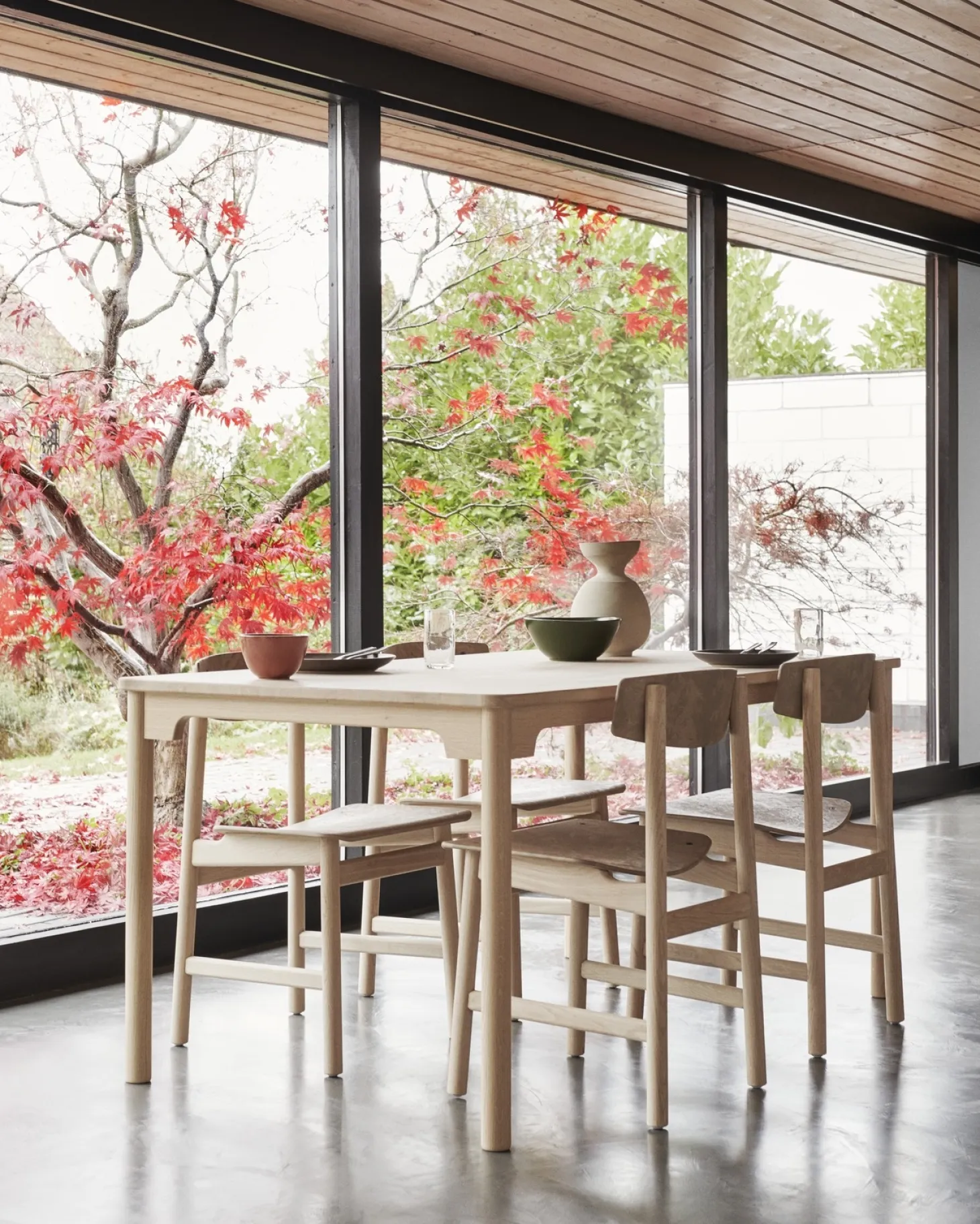 Mater - Stol - Conscious Chair 3162 - Sæbebehandlet eg/coffee waste light