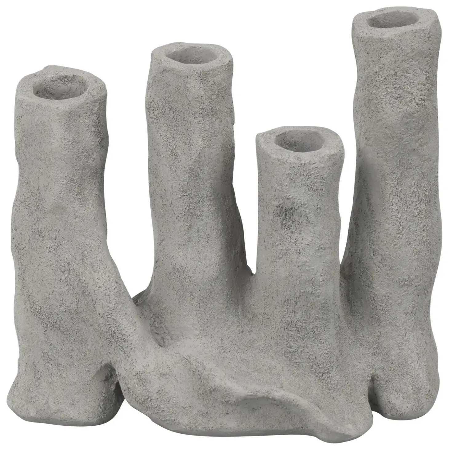 Mette Ditmer - ART PIECE four-lysestage - Light grey
