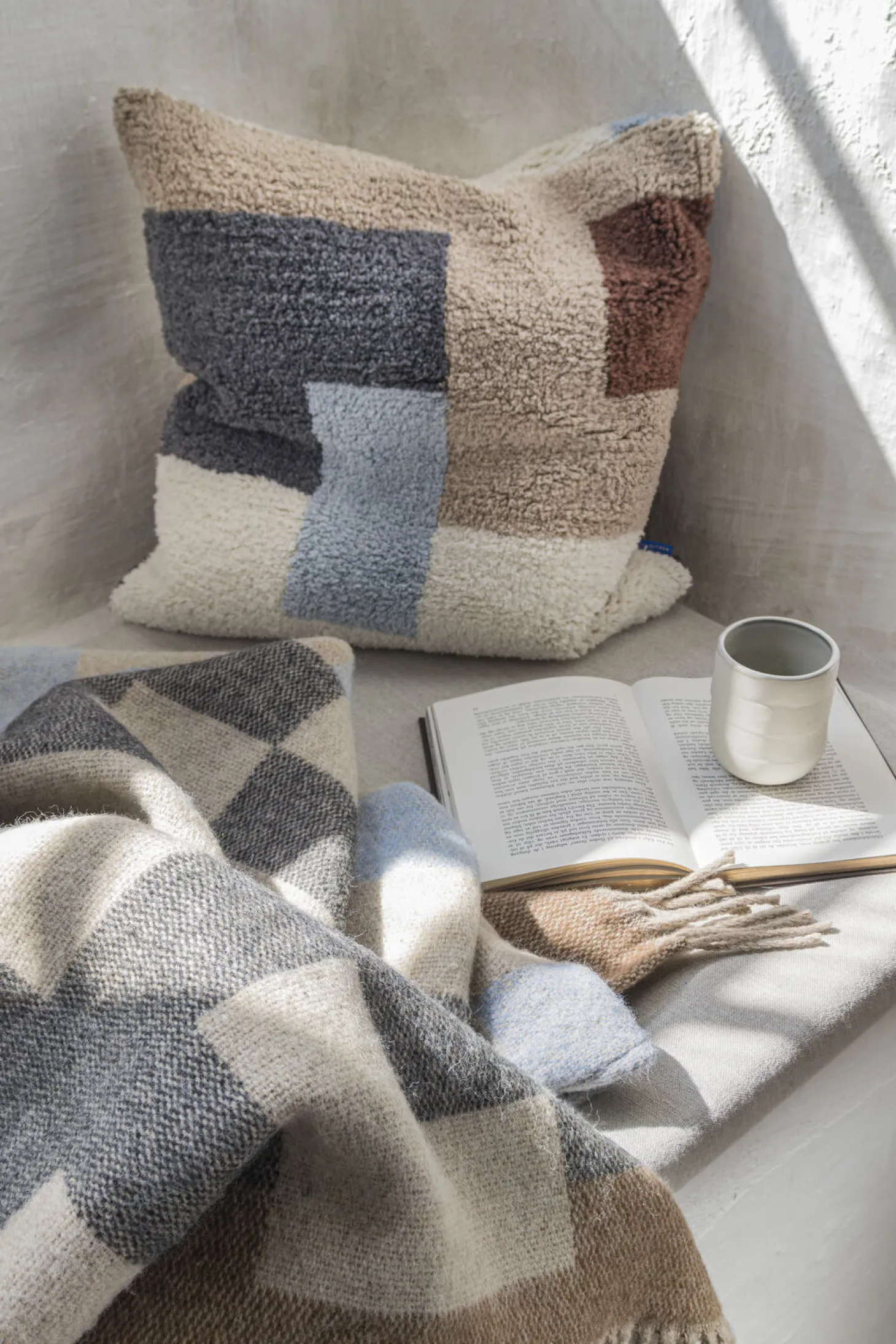 Mette Ditmer - BRICK-pudebetræk - Dark olive