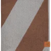 Mette Ditmer - DIAGONAL guest towel, 2-pack - Brick