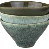 Mette Ditmer - ELEMENTS bowl, small, 3-pack - Green tones