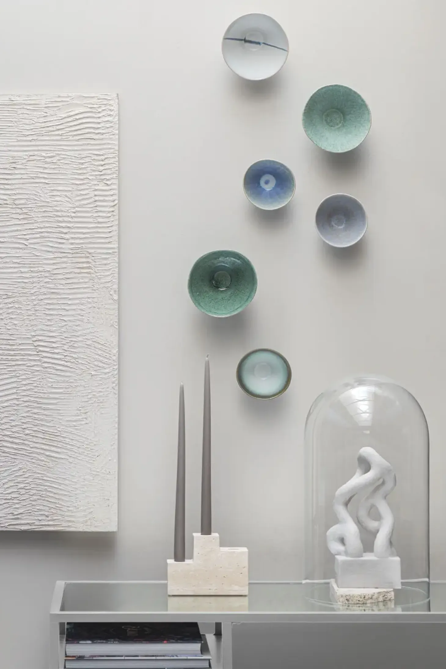 Mette Ditmer - ELEMENTS bowl, small, 3-pack - Green tones