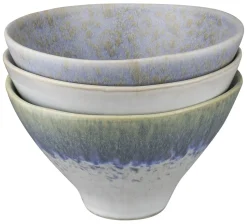 Mette Ditmer - ELEMENTS bowl, medium, 3-pack - Blue tones