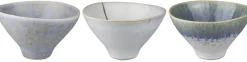 Mette Ditmer - ELEMENTS bowl, medium, 3-pack - Blue tones