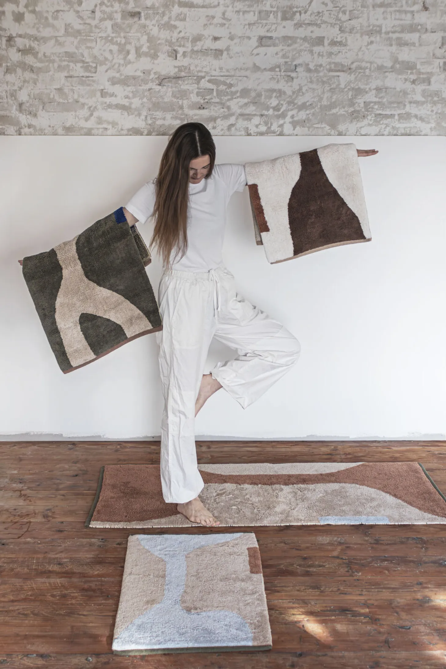 Mette Ditmer - FIGURA rug, small - Brown