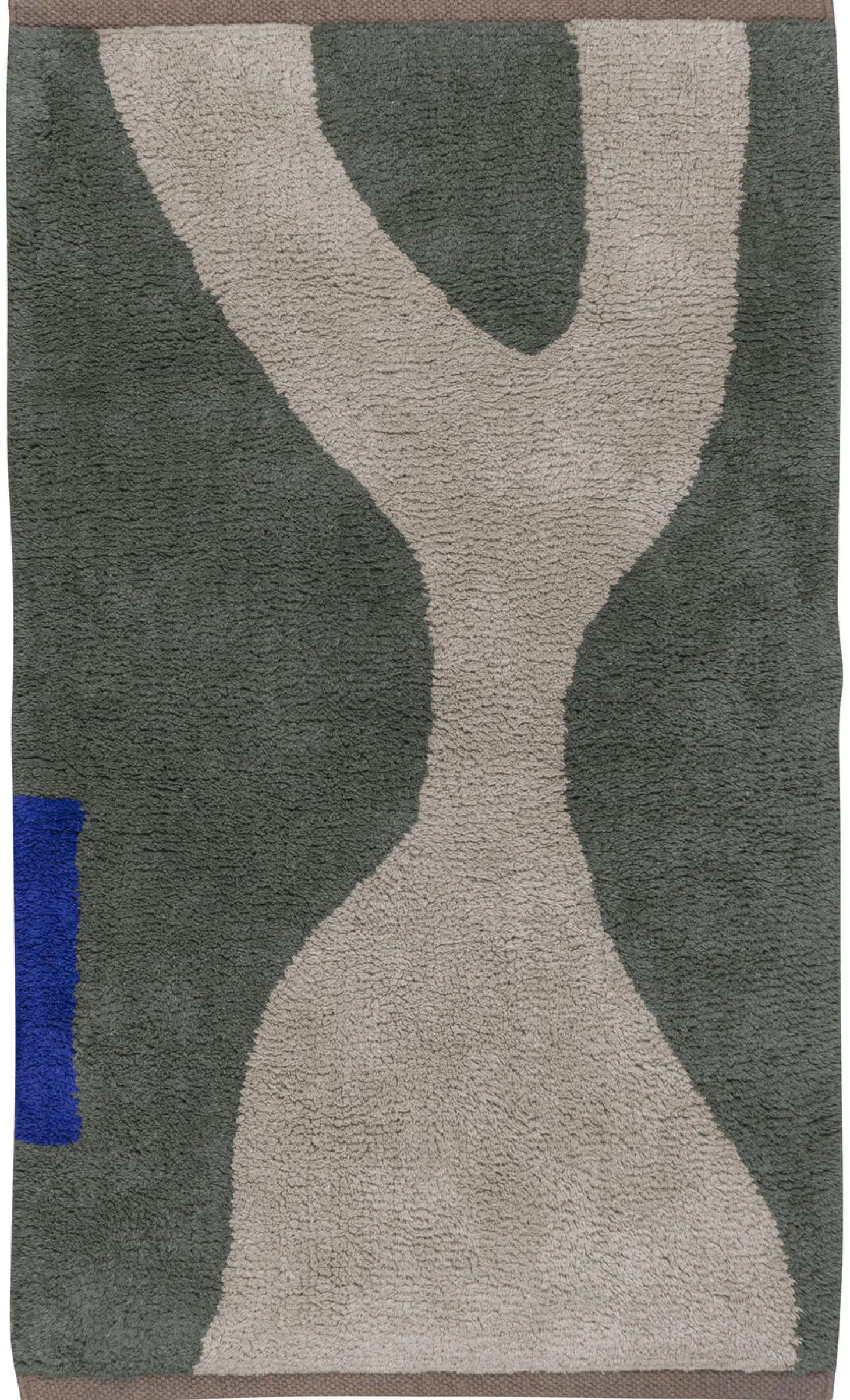 Mette Ditmer - FIGURA rug, small - Dark olive