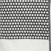 Mette Ditmer - GRID gæstehåndklæde, 2-pak, Sort / Off-white