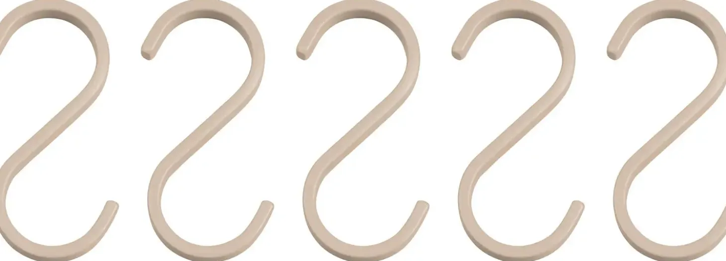 Mette Ditmer - HANG-IT S-hook, 5-pack - Sand