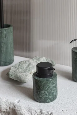 Mette Ditmer - MARBLE dispenser, low - Dark forest