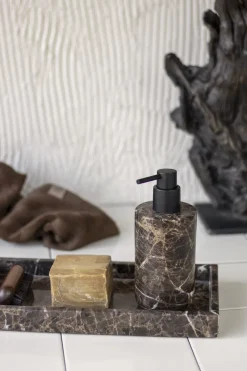 Mette Ditmer - MARMOR dispenser, høj, brun