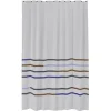 Mette Ditmer - MIKADO badeforhæng - Lysegrå - 150 x H 200 cm
