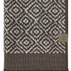 Mette Ditmer - MOROCCO-håndklæde - Chocolate / Off-white - W70 x L135 cm