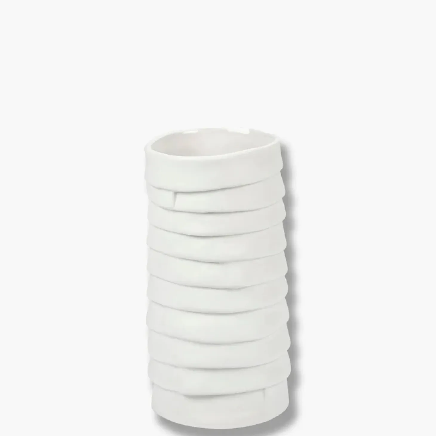 Mette Ditmer - RIBBON Vase - Small - Off-white