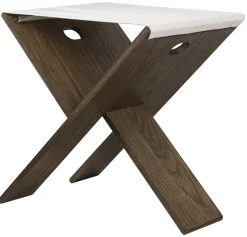 Mette Ditmer - ROOTS folding stool - Dark oiled