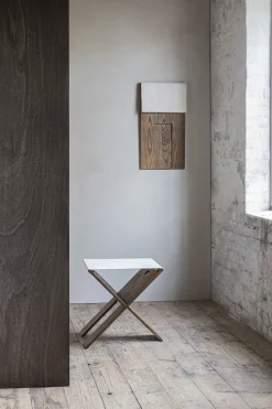 Mette Ditmer - ROOTS folding stool - Dark oiled