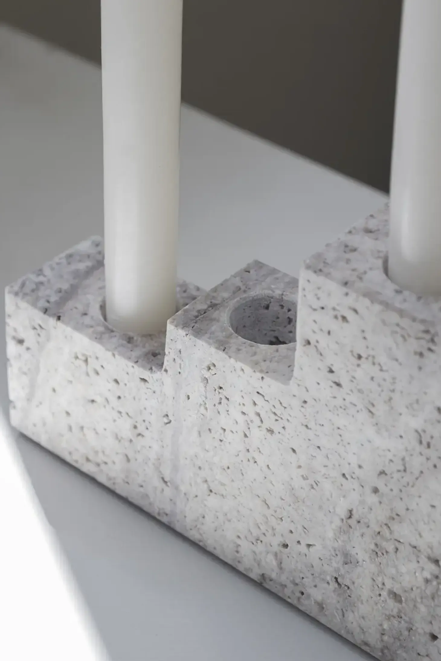 Mette Ditmer - STEP six-lysestage - Chalk