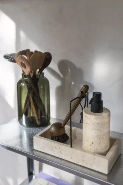 Mette Ditmer - TRAVERTINE dishwashing organizer - Linen