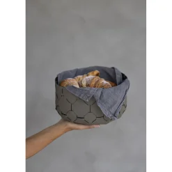 MiLLE W NORDISK DESIGN - Brødkurv - Grå - Ø 24 cm
