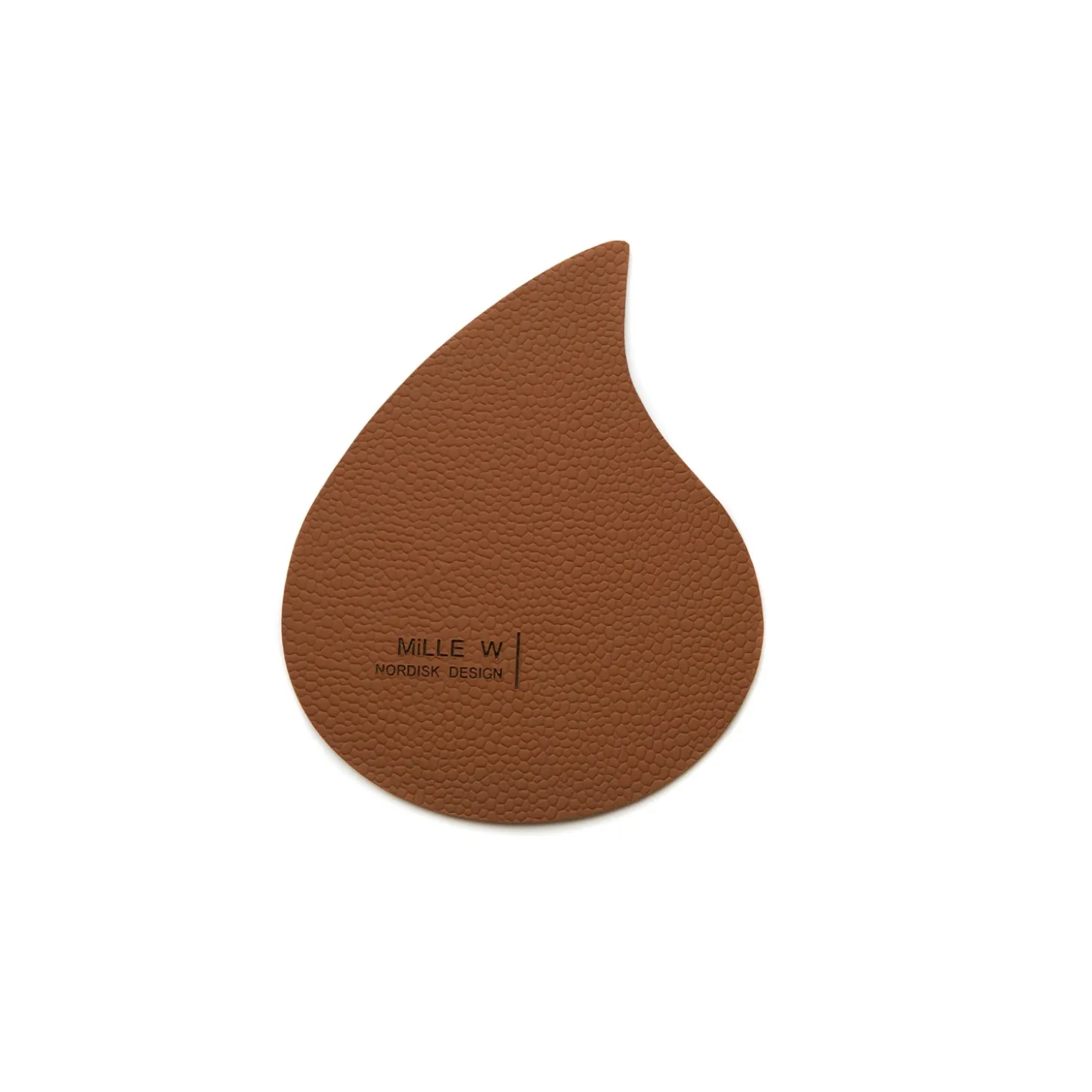 MiLLE W NORDISK DESIGN - Drop Glasbrik - Cognac - 12x10 cm