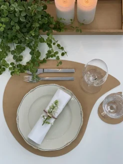 MiLLE W NORDISK DESIGN - Drop Dækkeserviet, Beige
